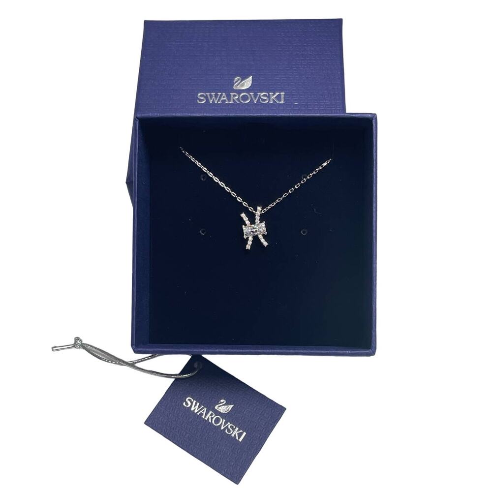 Swarovski Zodiac II Pendant Necklace, PISCES White, Mixed Metal Finish